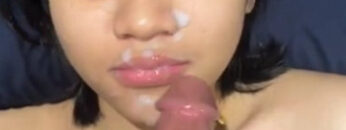 Rekam Crot Muka Buat Kenang kenangan